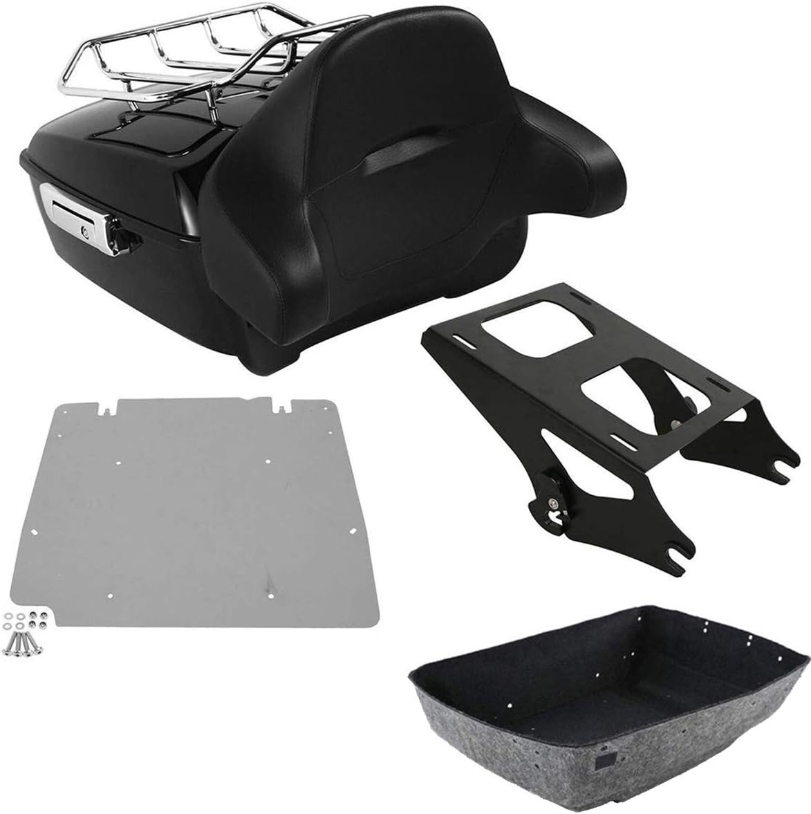 King Pack Trunk Backrest with Rack Mounting Rack B51764