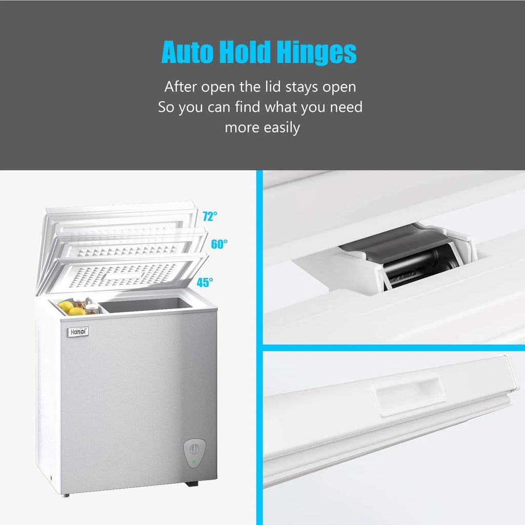 3.5 Cu.ft White Chest Freezer Y2376