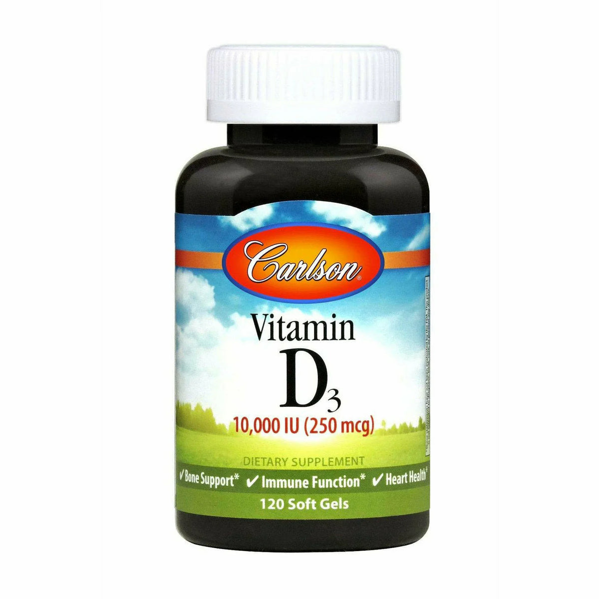 Vitamin D3 10,000 IU 120 gels I927633