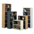 Black 5 Shelf Bookcase J877