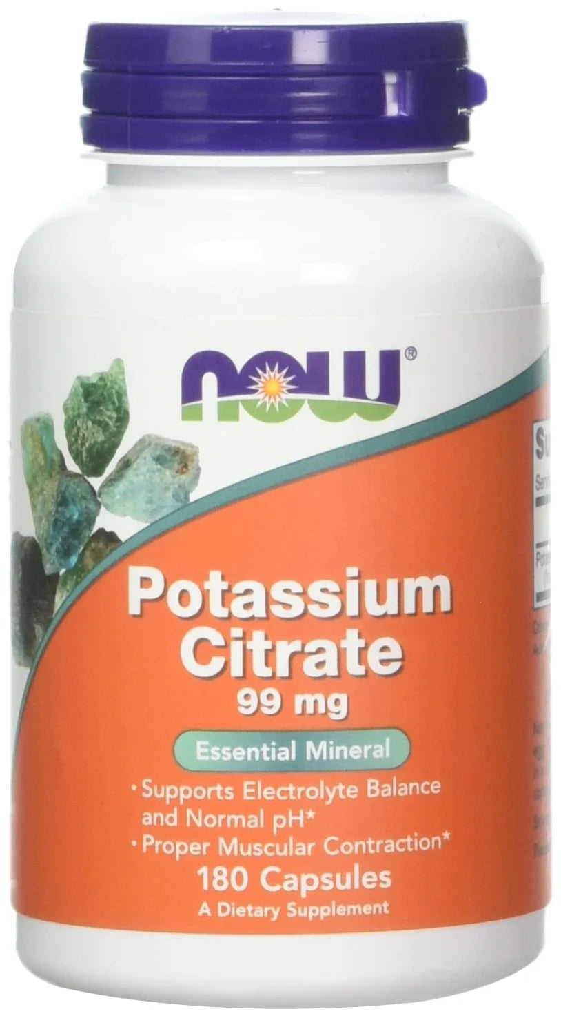 Potassium Citrate 99 Mg 180 Capsules Pack Of 2 T4699