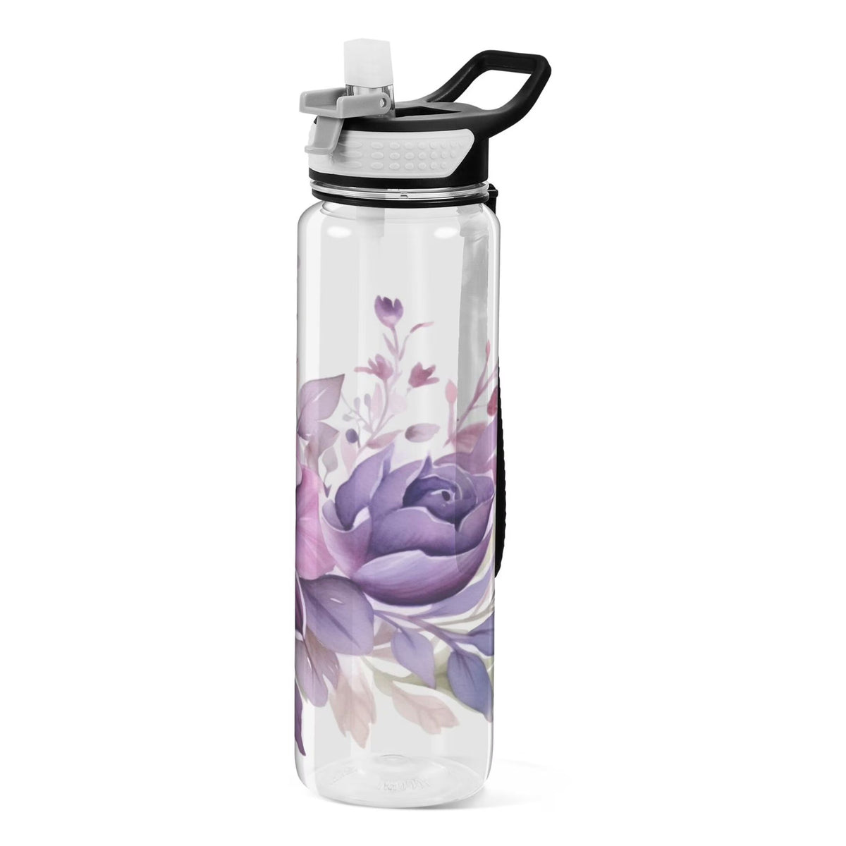 Purple 32oz Tritan Sports Water Bottle with Straw J613