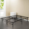 Queen Black Steel Bed Frame W462