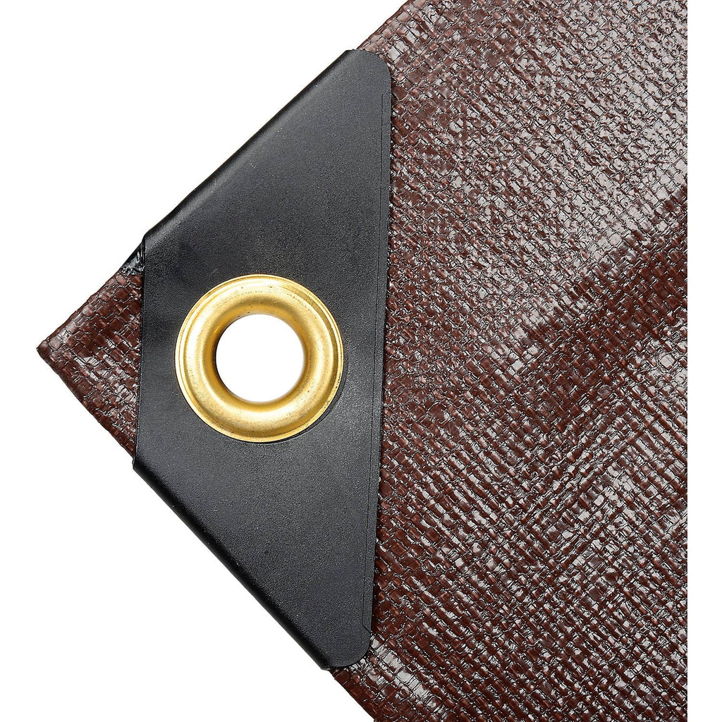 12 x 30 ft. Super Heavy Duty Brown Tarp D6884