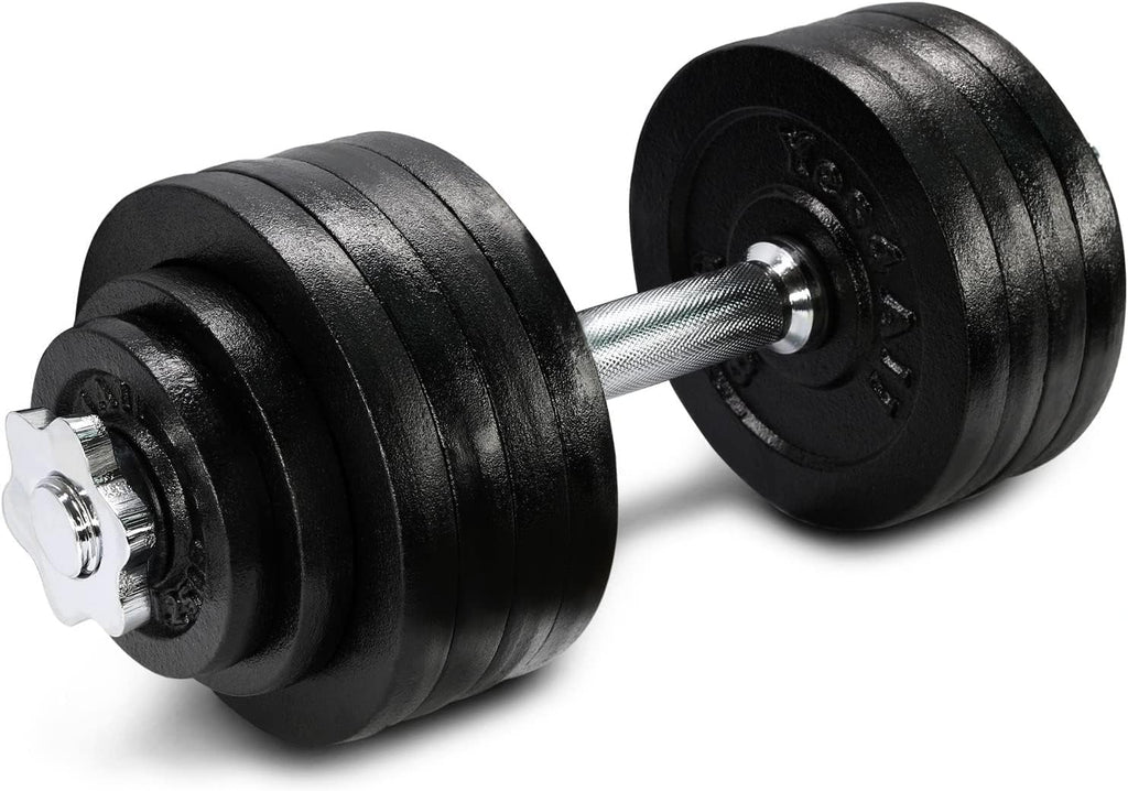 Adjustable 105 lbs Cast Iron Dumbbell Set K9093