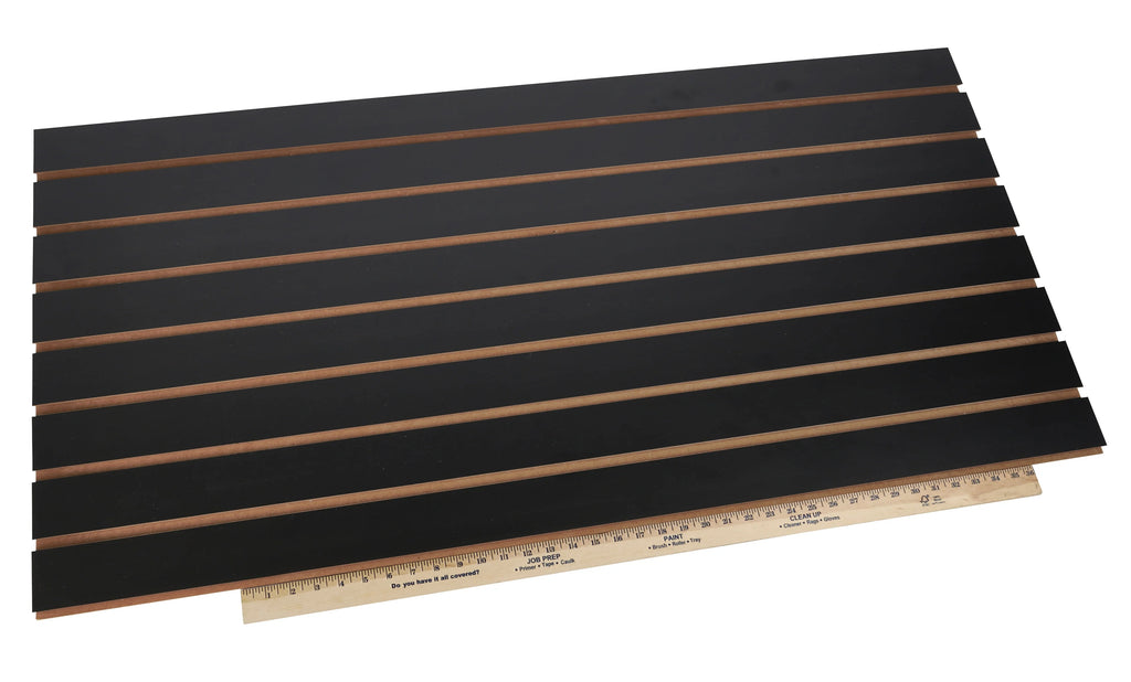 Black Slatwall Panels Pack of 2 B24310