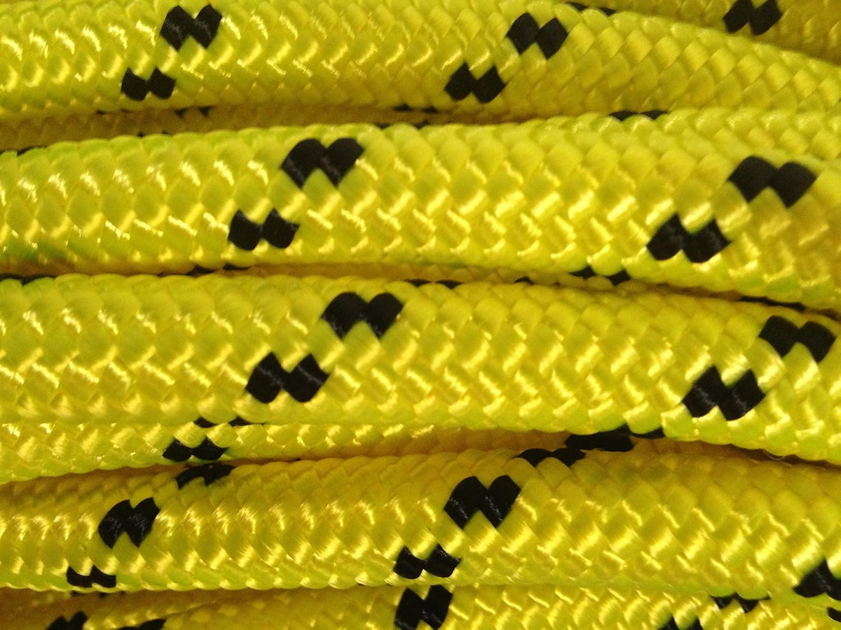 1/2 Inch by 100 Feet Yellow Arborist Rigging Rope V418279