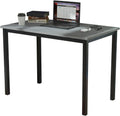 Black Brown 47 inches Computer Desk T662839