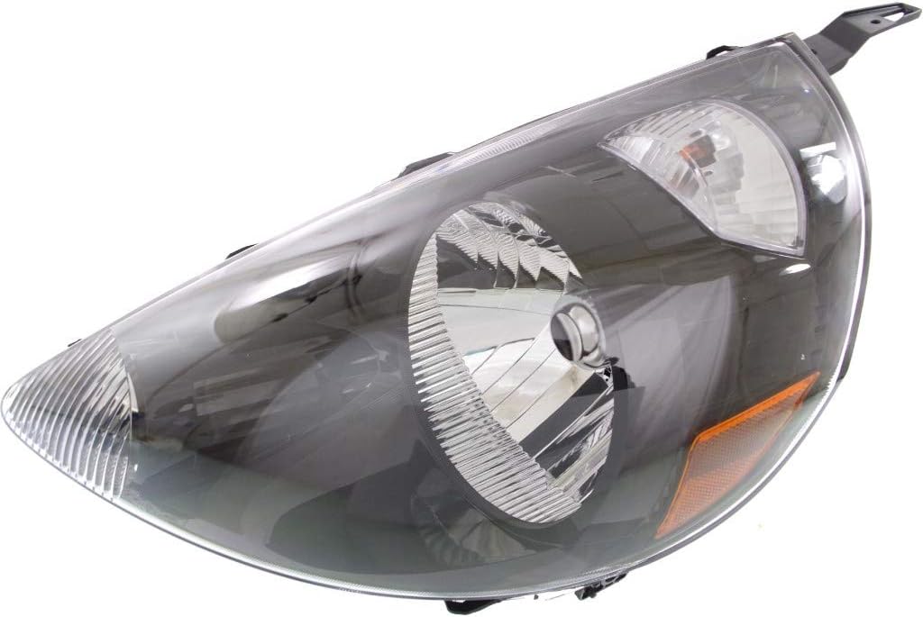 Headlight Assembly Pair Halogen Black B11701
