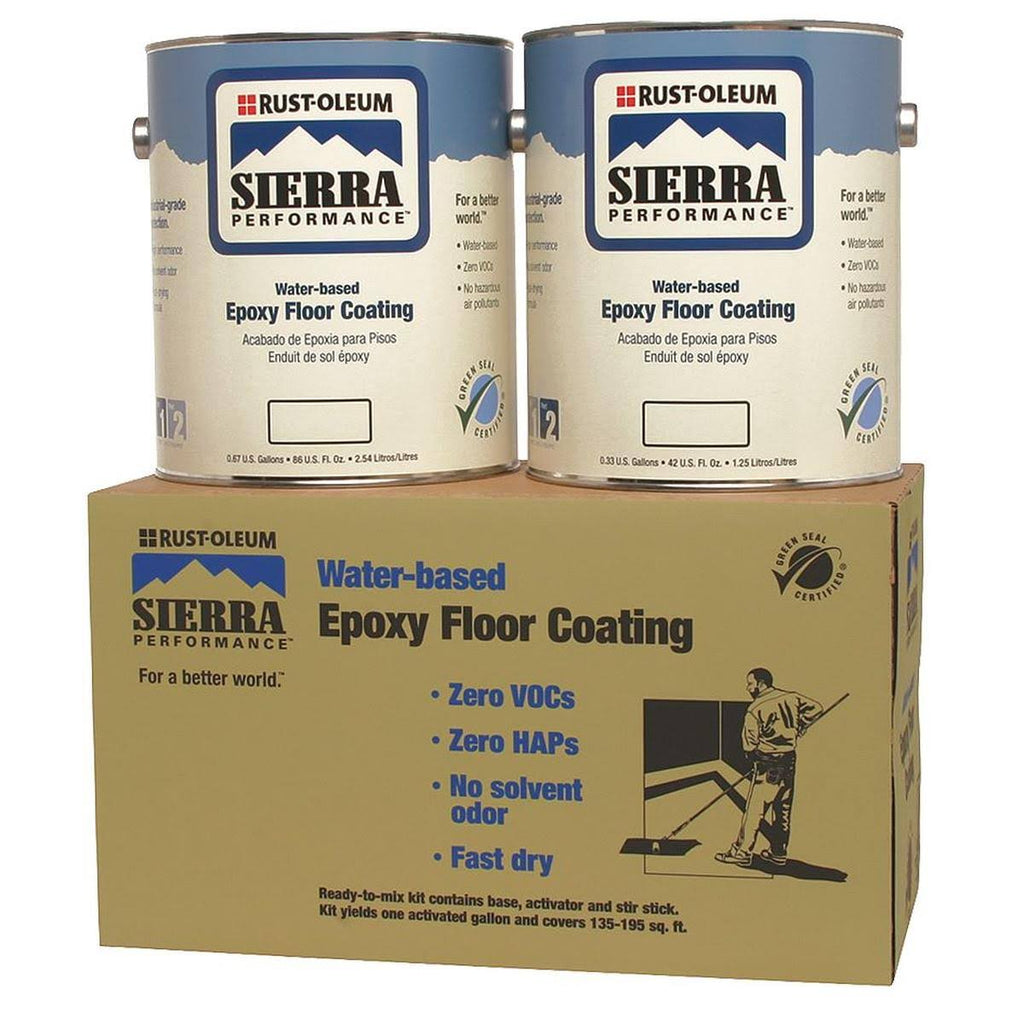 Satin Clear Epoxy Floor Coating, 1 Gallon O216