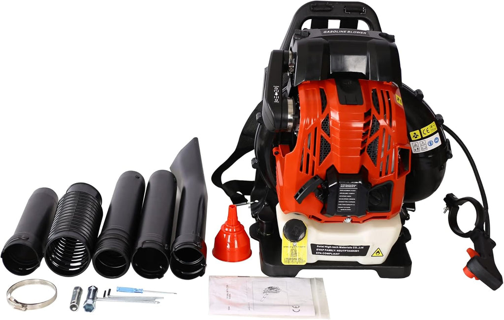 76cc 4-Cycle 530CFM Backpack Leaf Blower O601566