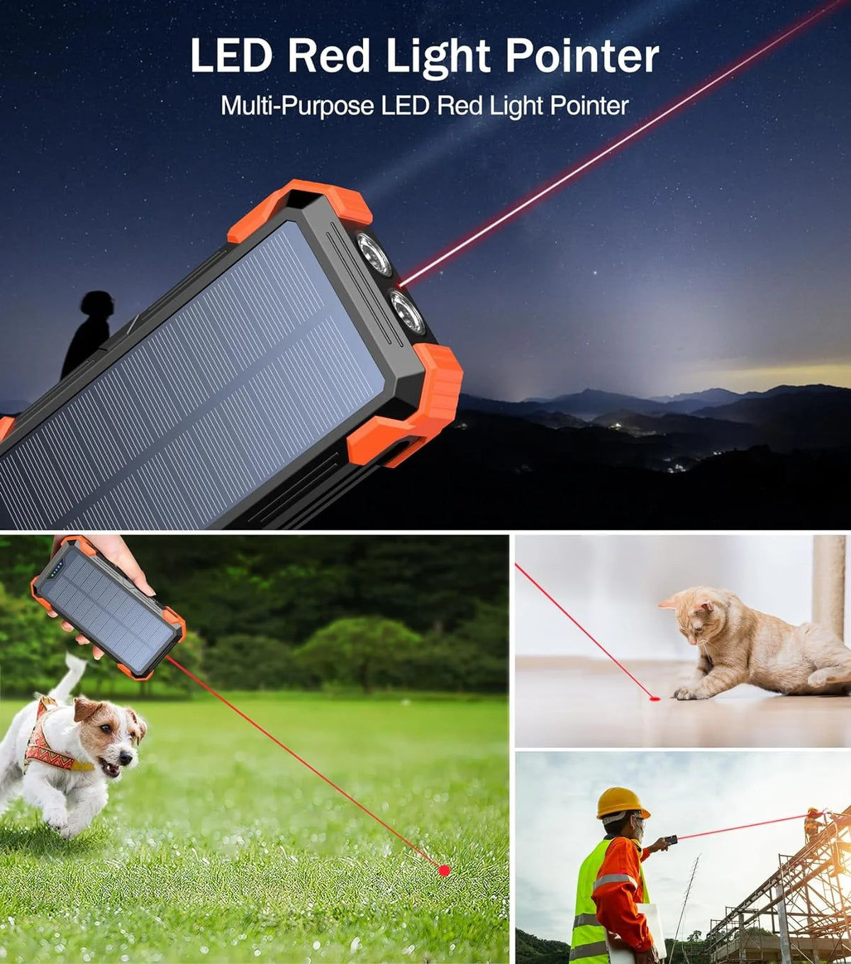 42800mAh Solar Charger Power Bank Portable Battery Pack K59203