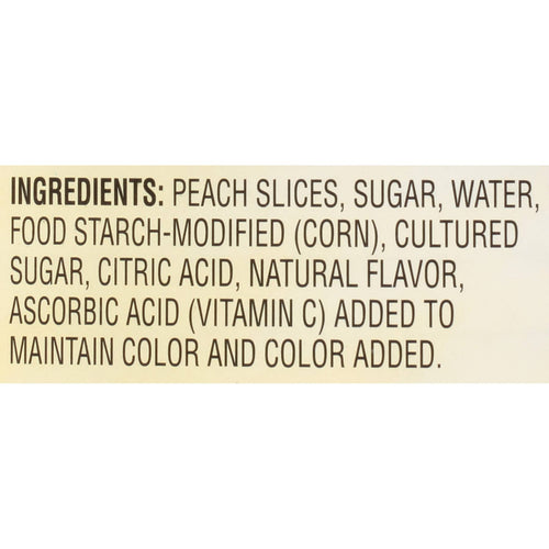 #10 Can Non-GMO Peach Pie Filling - 3/Case P189058