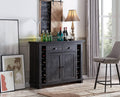 Mahogany Bar Cabinet with Stem Glass Placement B53572