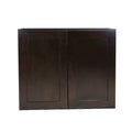 33x22 Fully Assembled Kitchen Wall Cabinet, Espresso Shaker X7708