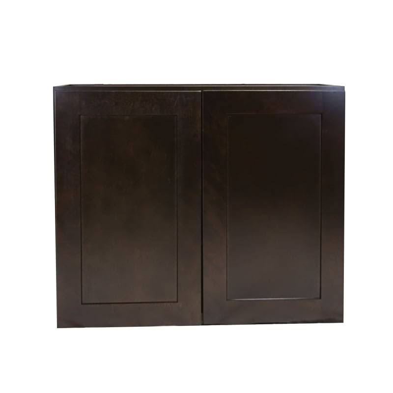 33x22 Fully Assembled Kitchen Wall Cabinet, Espresso Shaker X7708