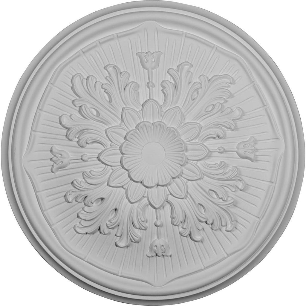 15 3/4x22OD x 5/8x22P Hand-Painted Ceiling Medallion S69295