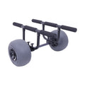 Heavy Duty Kayak Cart Dolly with Inflatable Balloon Beach Wheels, 330 lbs Weight Rating, Foldable Carrier, Adjustable Hull Bars A350