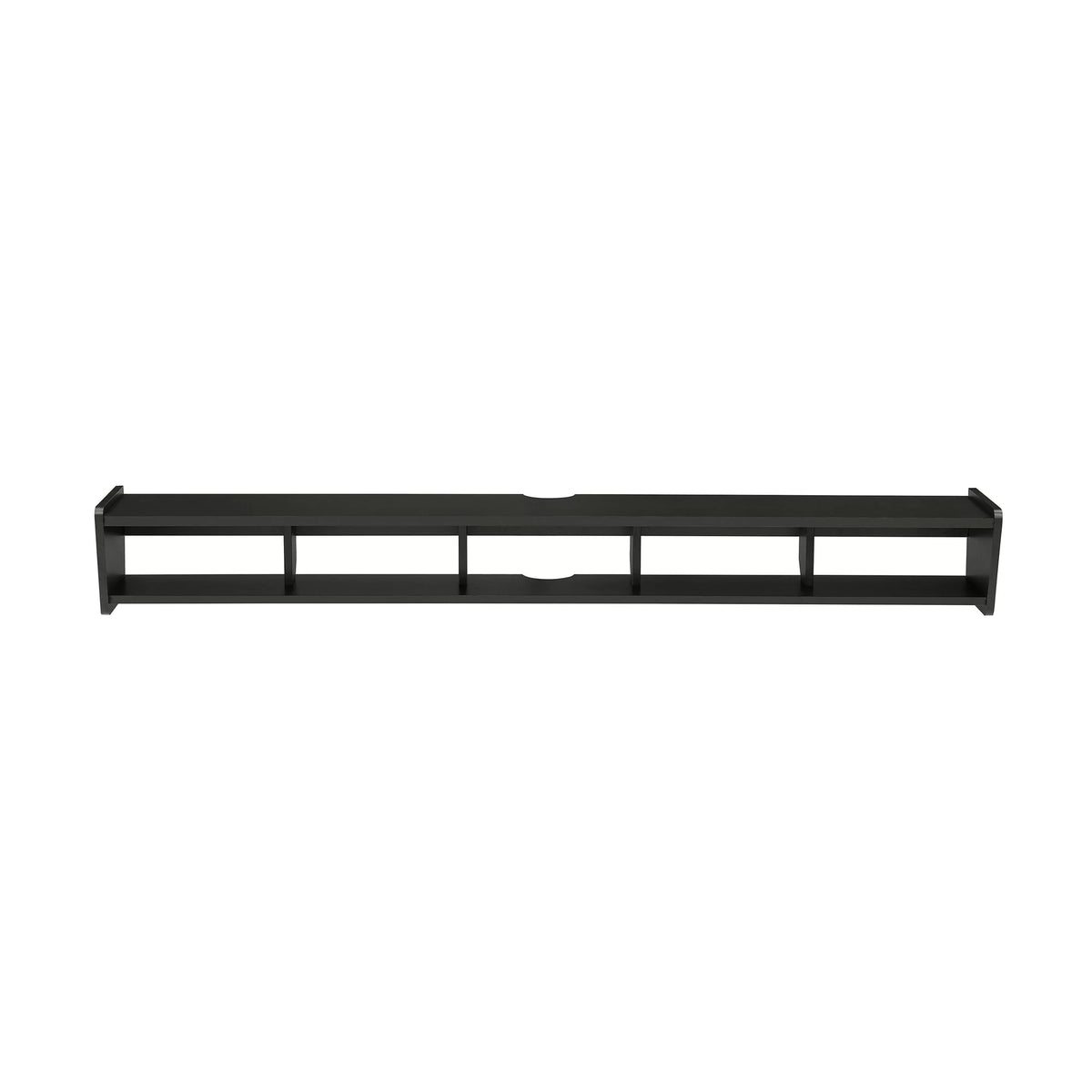 Solid Black Floating TV Stand T844051