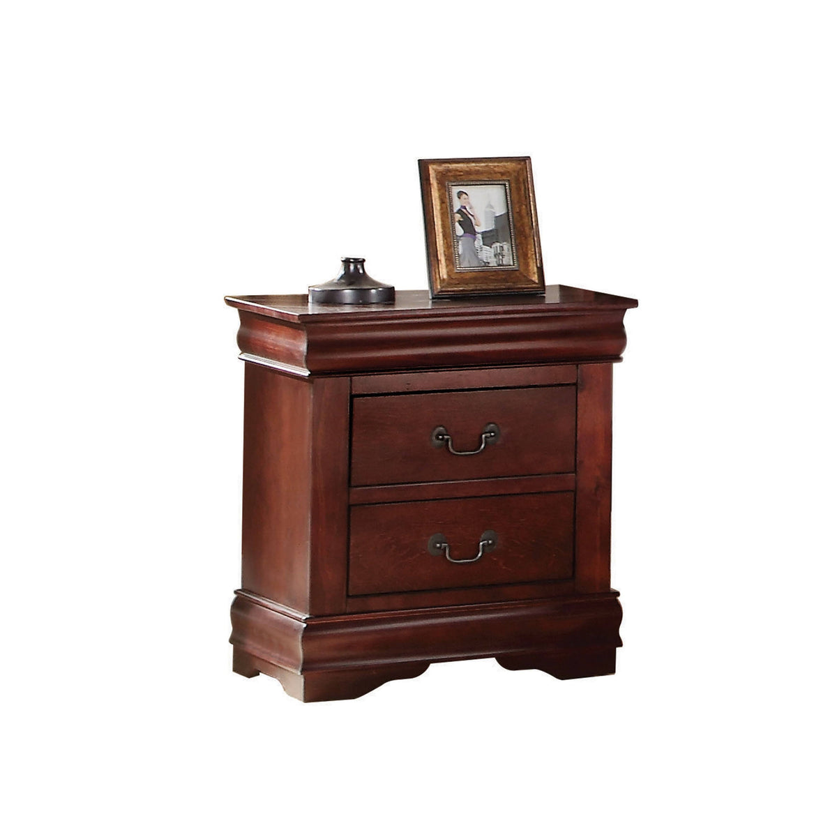 Cherry 4-Piece Sleigh Bedroom Set (Twin) G902838