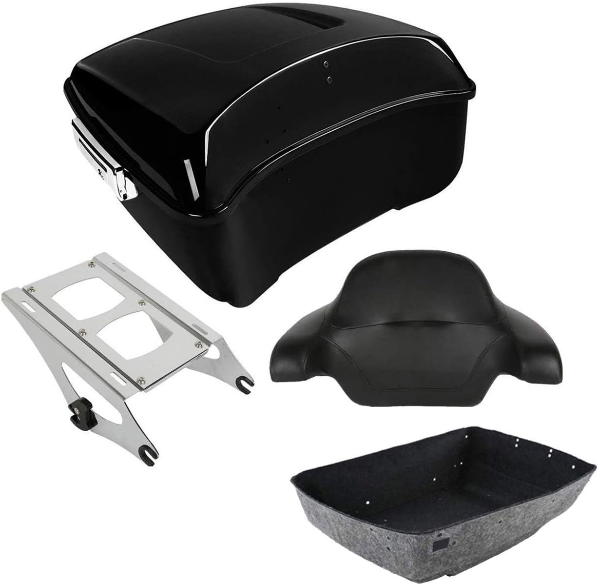 King Pack Trunk Backrest with Rack Mounting Rack B51764