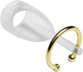 Hearing Aid Cuff and Silicone Holster Attachment - Gold - 1 Ear U9934