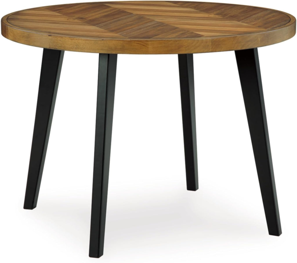 Black Dining Table and 4 Chairs Set of 5 C881
