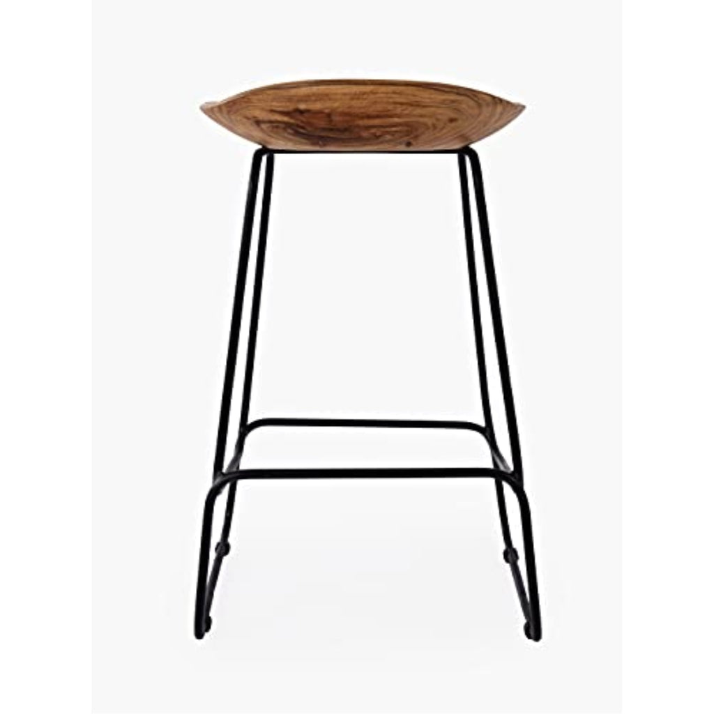 Solid Wood Counter Height Backless Stool (Set of 3) F448480