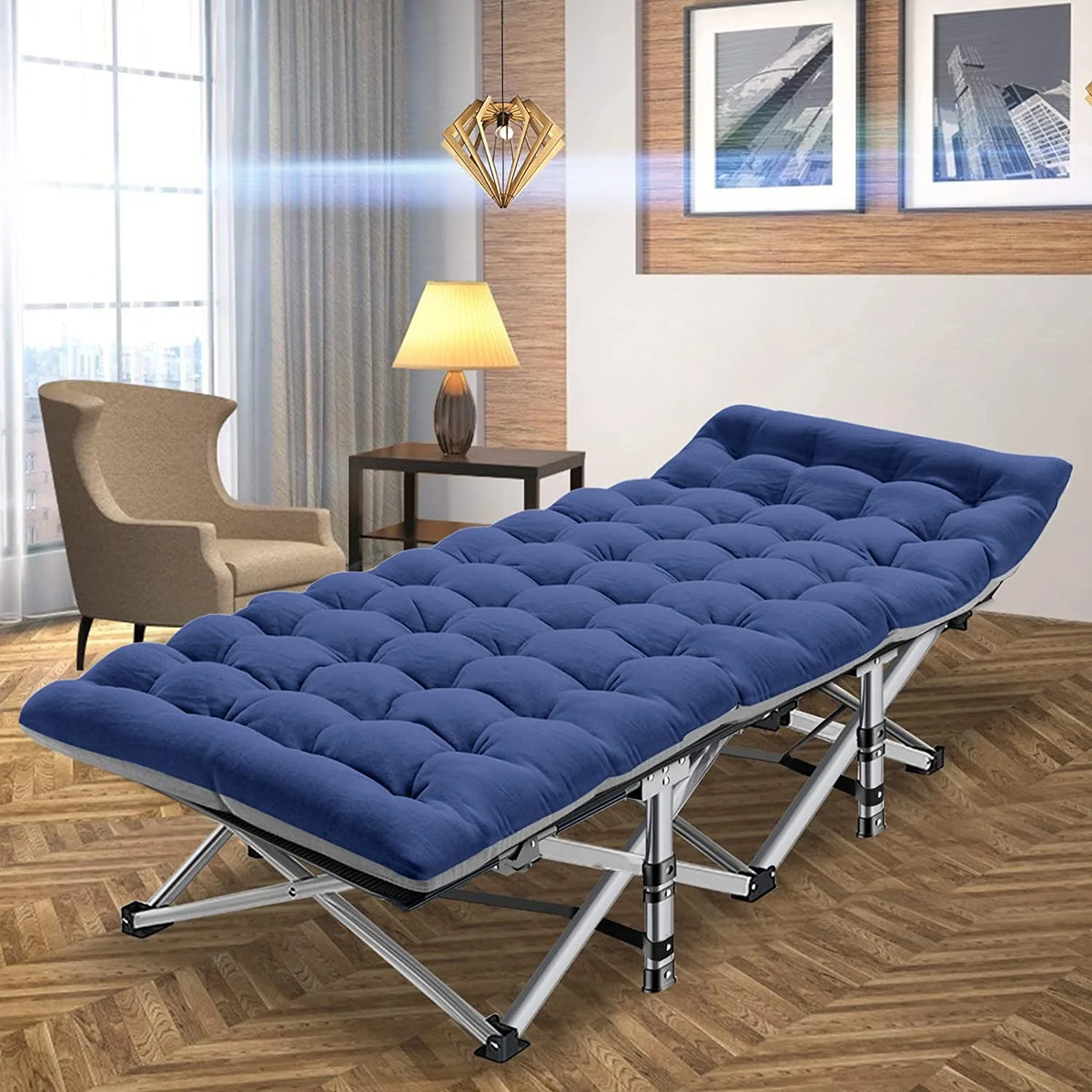 Oversized XL Folding Sleeping Cot V7889