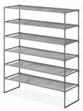 6-Tier Gunmetal Gray Storage Rack M816