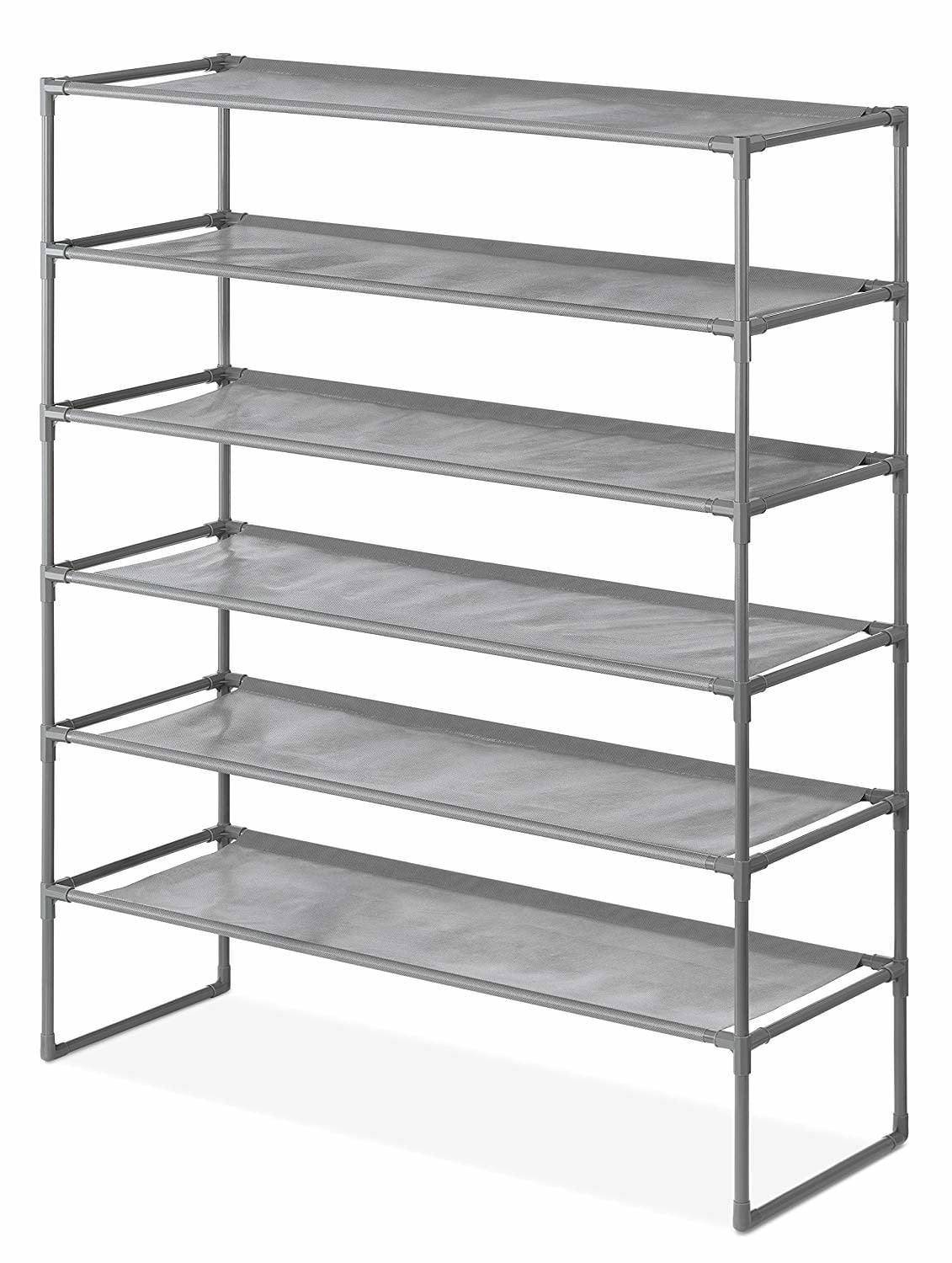 6-Tier Gunmetal Gray Storage Rack M816