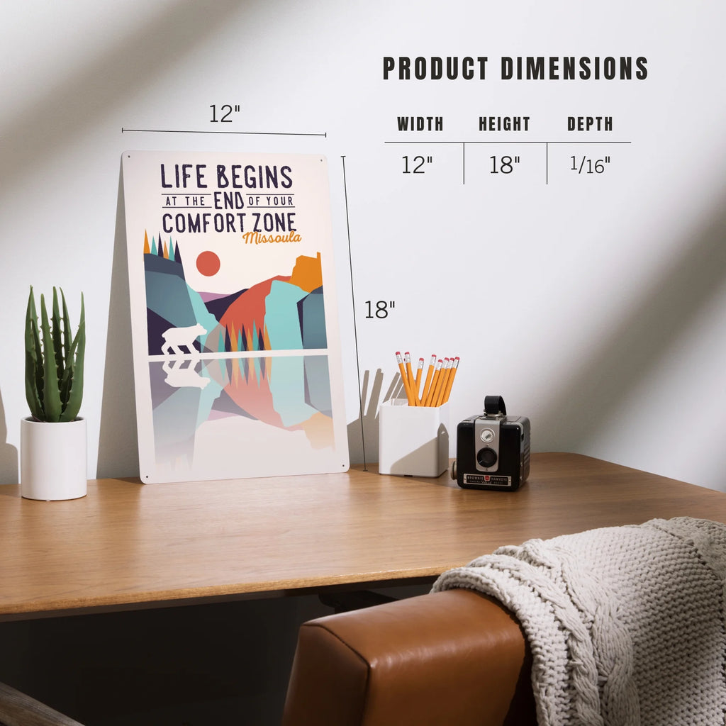 12x18 Aluminum Indoor Outdoor Metal Sign Decor T78319