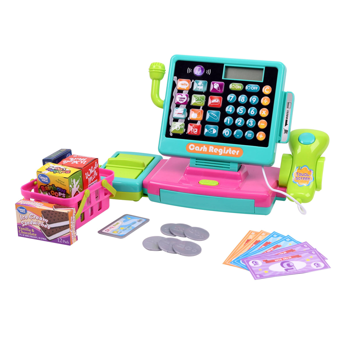 Deluxe Cash Register Play Set, 19 Pieces N275384
