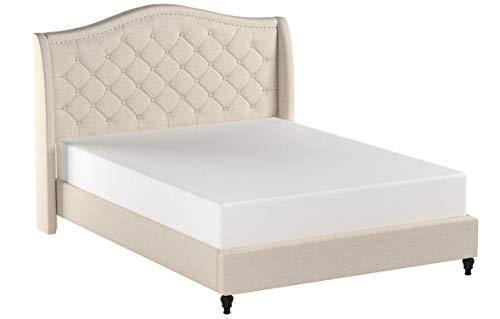 Black King Upholstered Platform Bed O268