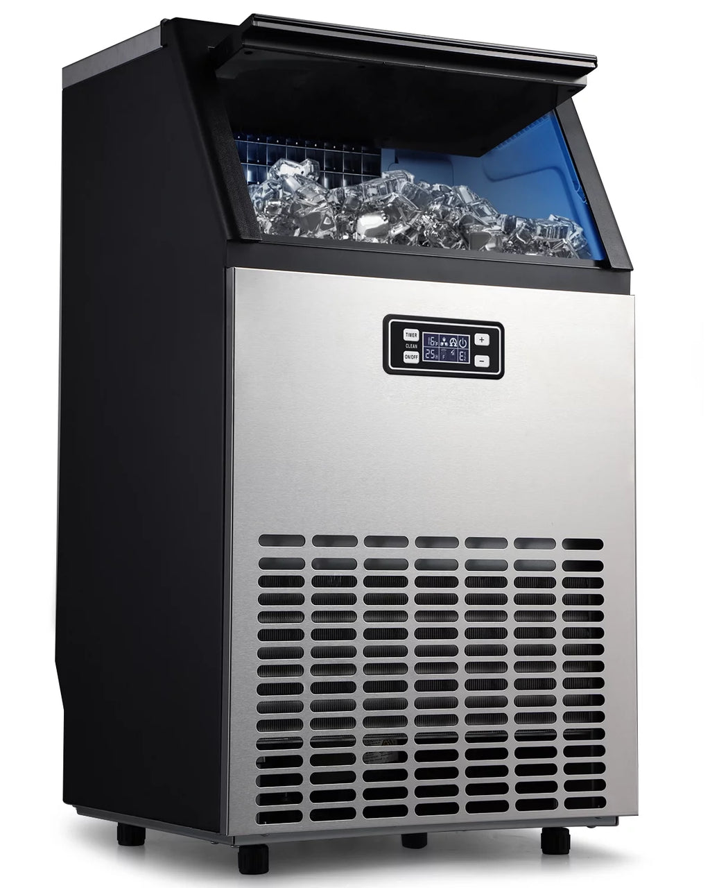 Stainless Steel Under Counter Freestanding Commercial Ice Maker Machine Y47096