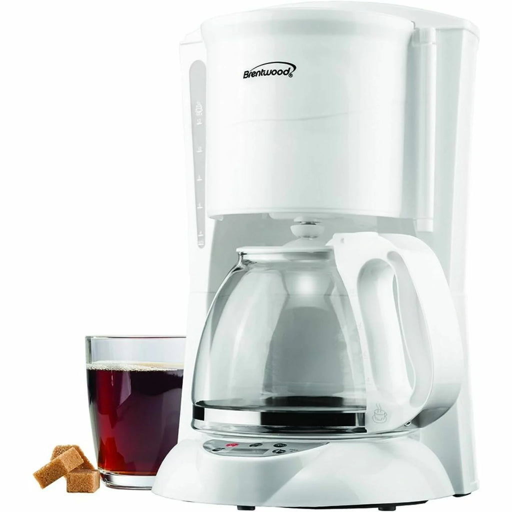 White 12 Cup Digital Coffee Maker N696317