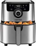 Open Box CHEFMAN Air Fryer 4.5 Qt SILVER I41994