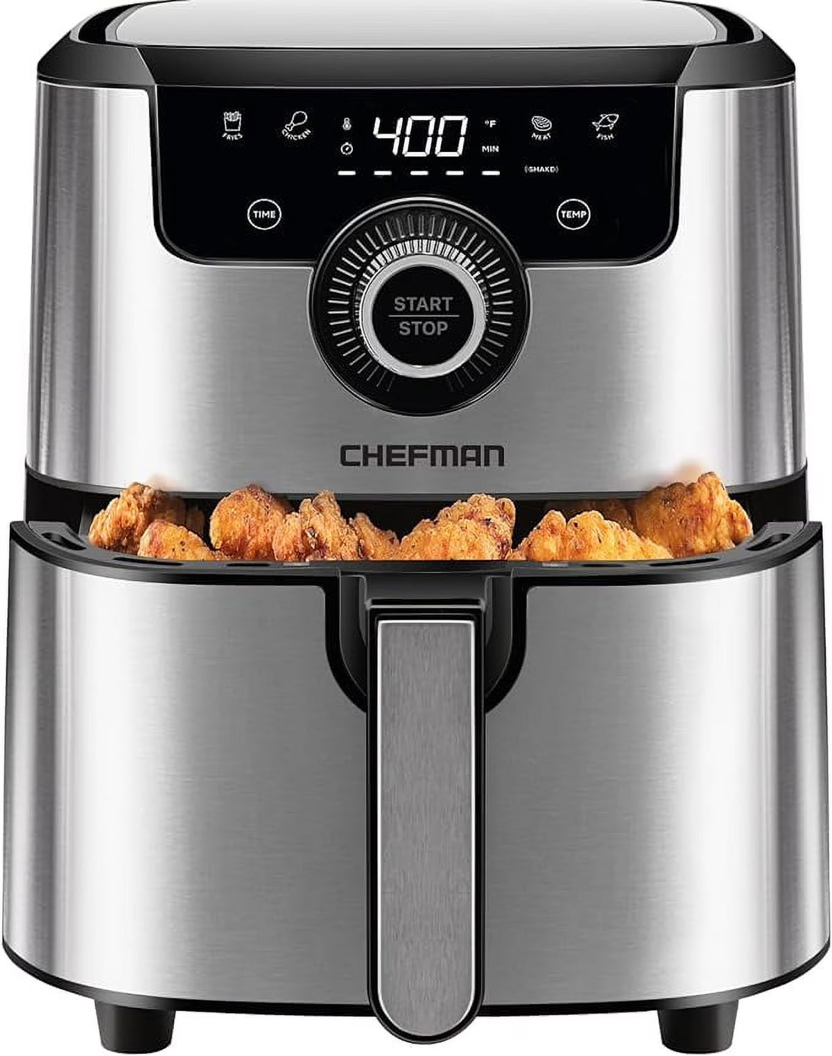 Open Box CHEFMAN Air Fryer 4.5 Qt SILVER I41994