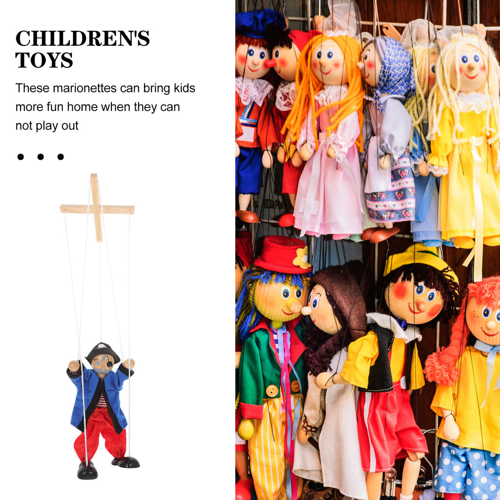 Wooden Pirate Marionette Puppet W718