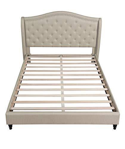 Black King Upholstered Platform Bed O268