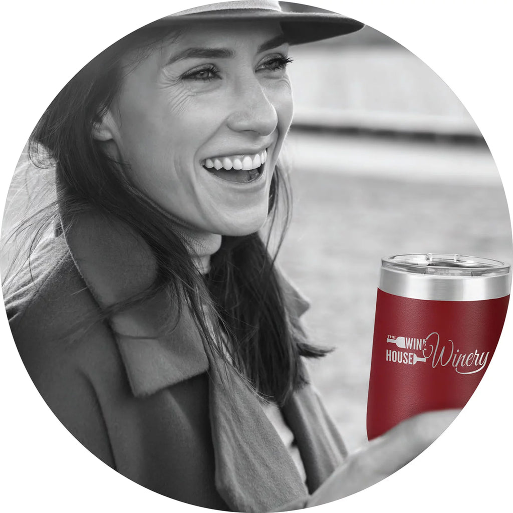 12 oz Stainless Steel Vacuum Insulated Wine Tumbler X49235