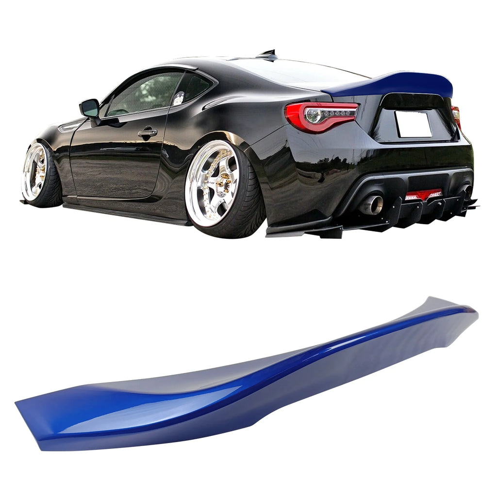 L Style ABS Trunk Spoiler Painted World Rally Blue Pearl U723