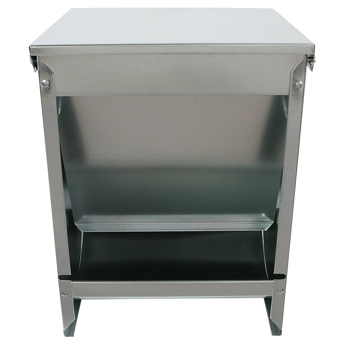 15 lb Capacity Silver Pet Feeder K692