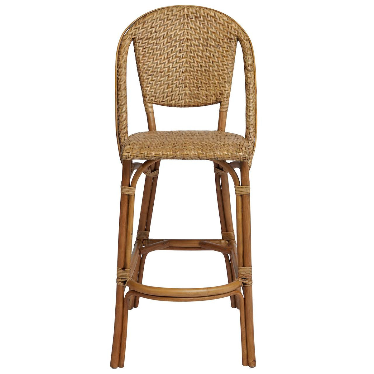 Rattan Bar Stool in Antique D6997