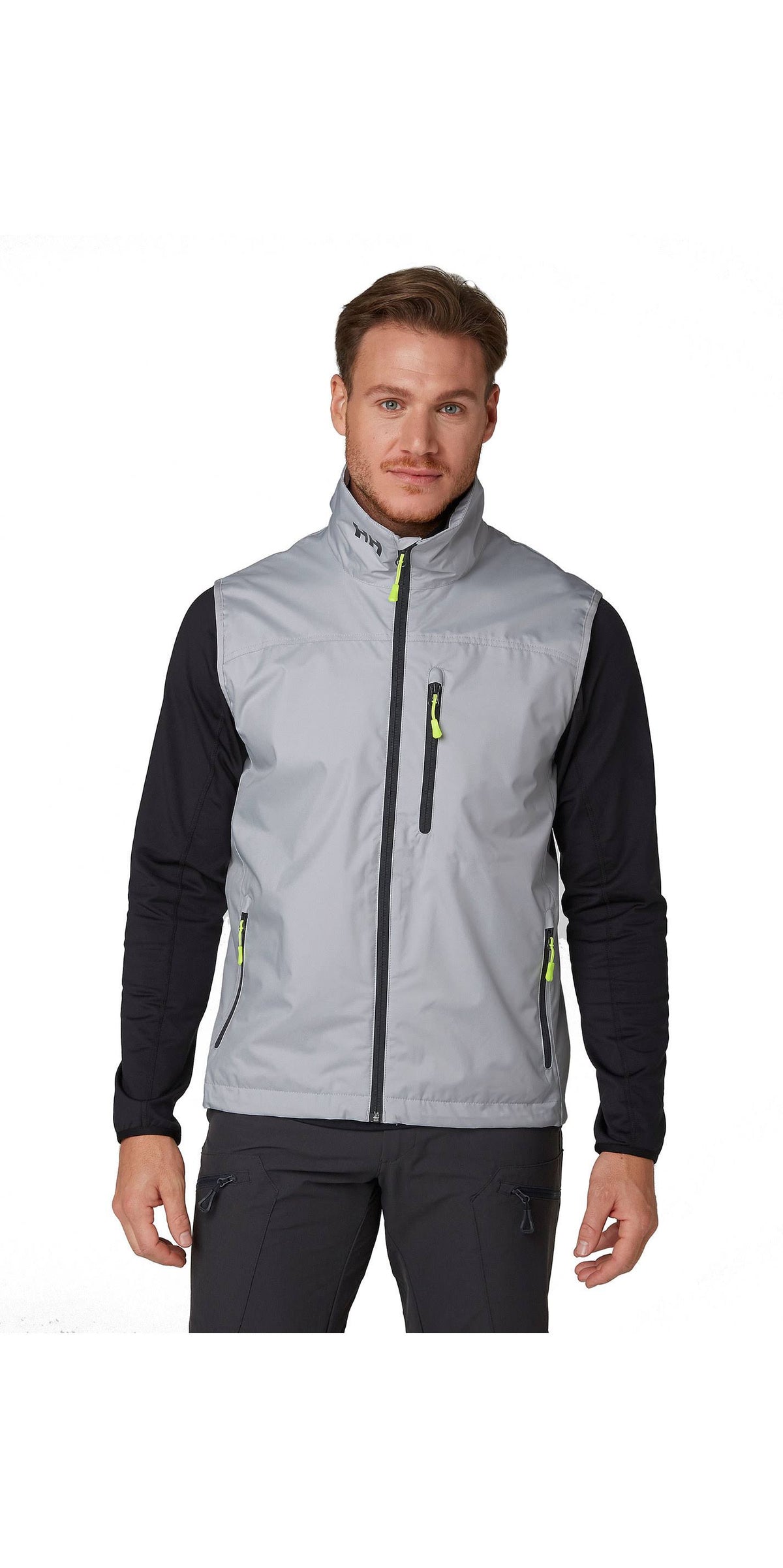 Grey Fog Crew Vest T8566