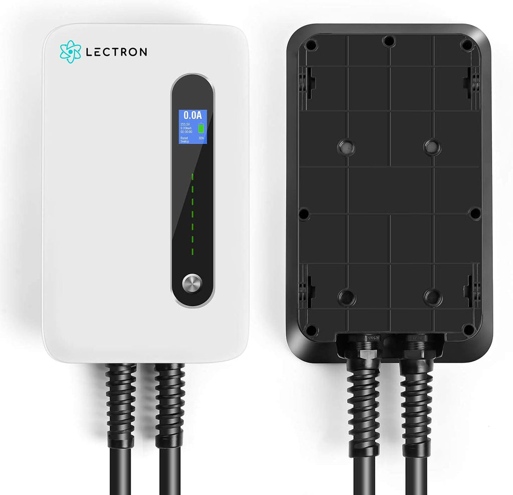 240V 40 Amp Level 2 EV Charging Station with 20ft J1772 Cable and NEMA 14-50 Plug Y611586