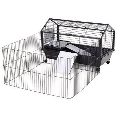Metal Small Animal Cage with Feeder I18063
