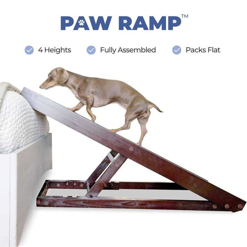 Natural Wood PawRamp for Small & Large Dogs L109