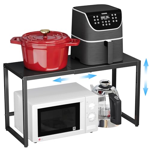 Expandable 2 Tier Heavy Duty Metal Storage Shelves D468