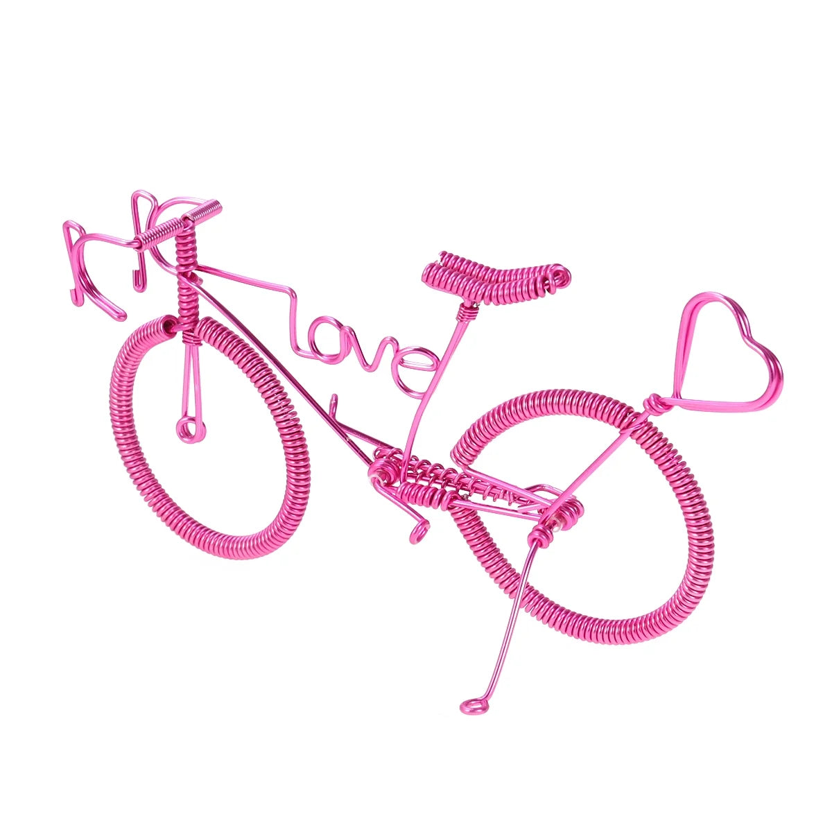 Pink Metal Figurine Ornaments Y692907